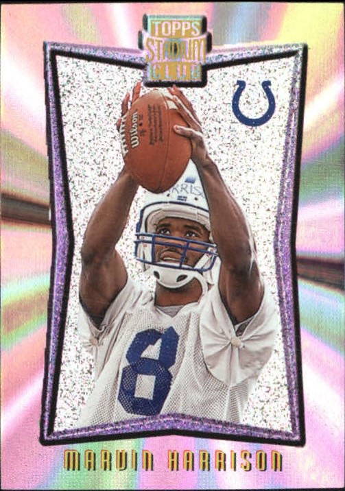 1996 Stadium Club Members Only Parallel #NA18 Marvin Harrison