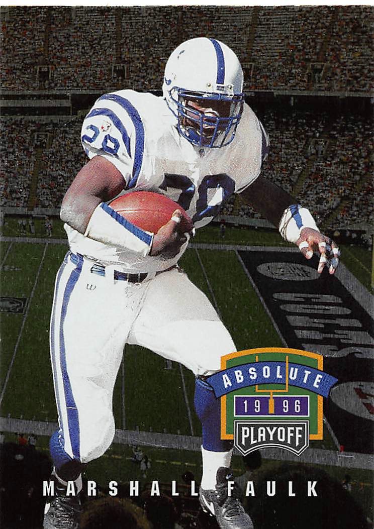 1996 Absolute #170 Marshall Faulk