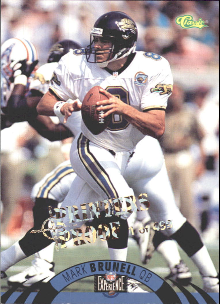 1996 Classic NFL Experience Printer's Proofs #107 Mark Brunell