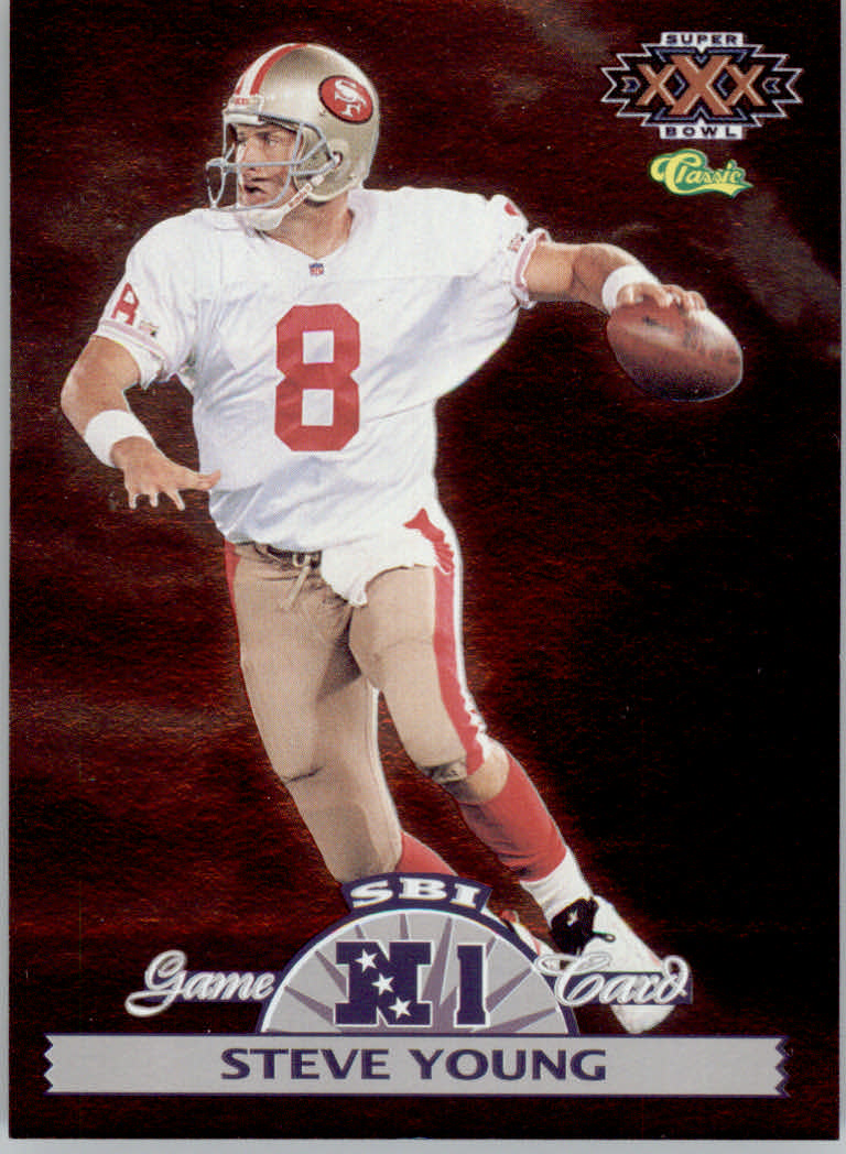 1996 Classic NFL Experience Super Bowl Game #N1 Steve Young