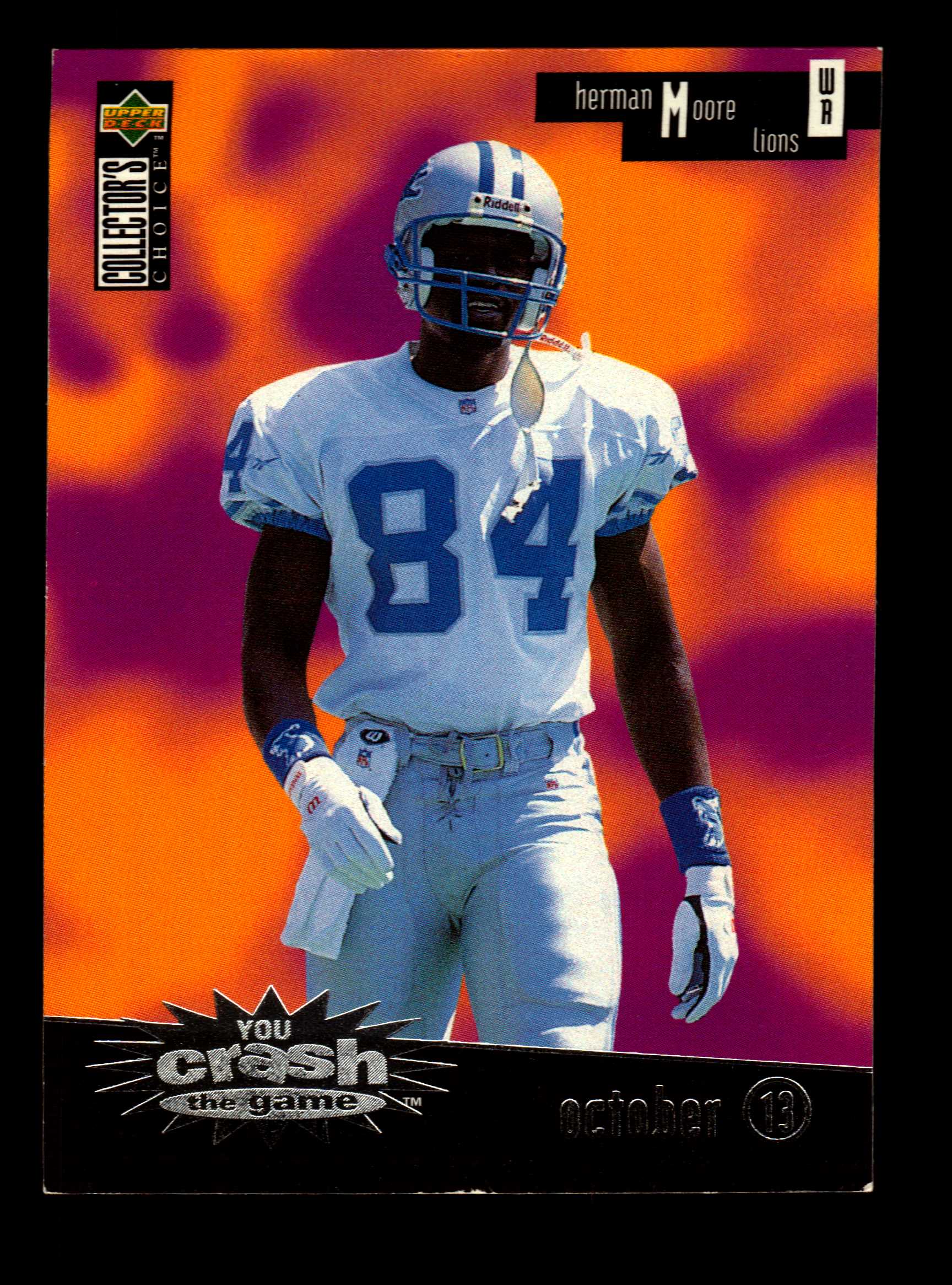 Upper Deck Football 1996 #251 Johnnie Morton Detroit Lions NFL Card