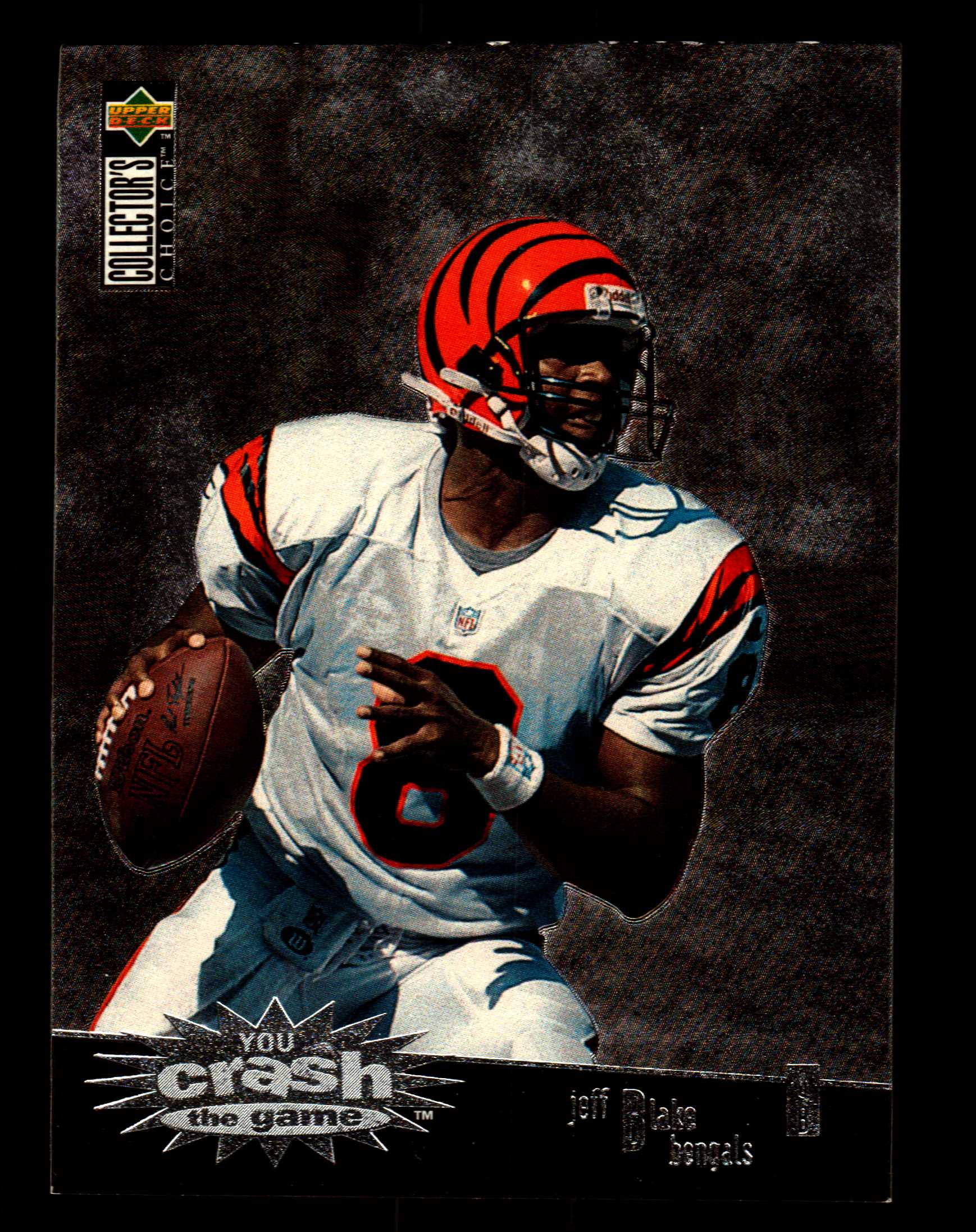 1996 PINNACLE SELECT #31, JEFF BLAKE, CINCINNATI BENGALS STAR QB (NM) NICE  CARD!