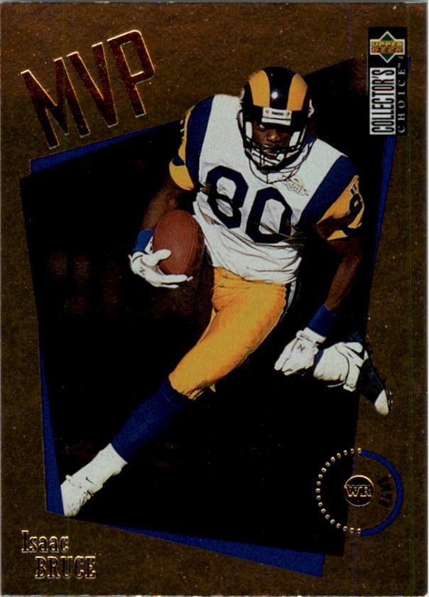 1996 Collector's Choice MVPs Gold #M38 Isaac Bruce
