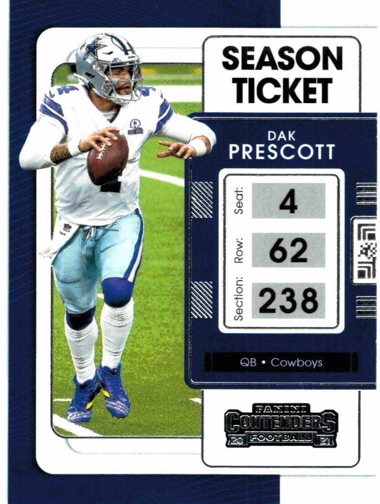 Dak Prescott 2017 Panini Contenders Card #76 Dallas Cowboys