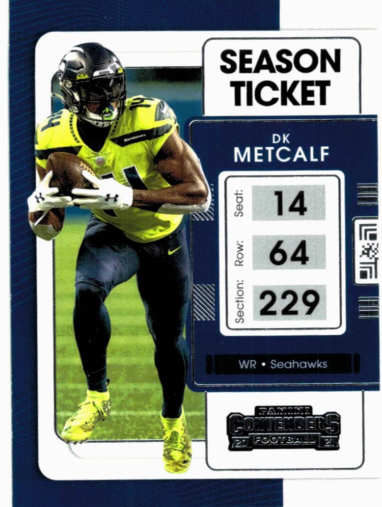 Russell Wilson 2021 Contenders Football Season Ticket Card #85 Seattle  Seahawks