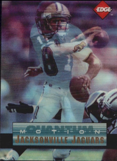 1996 Collector's Edge Quantum Motion #6 Mark Brunell