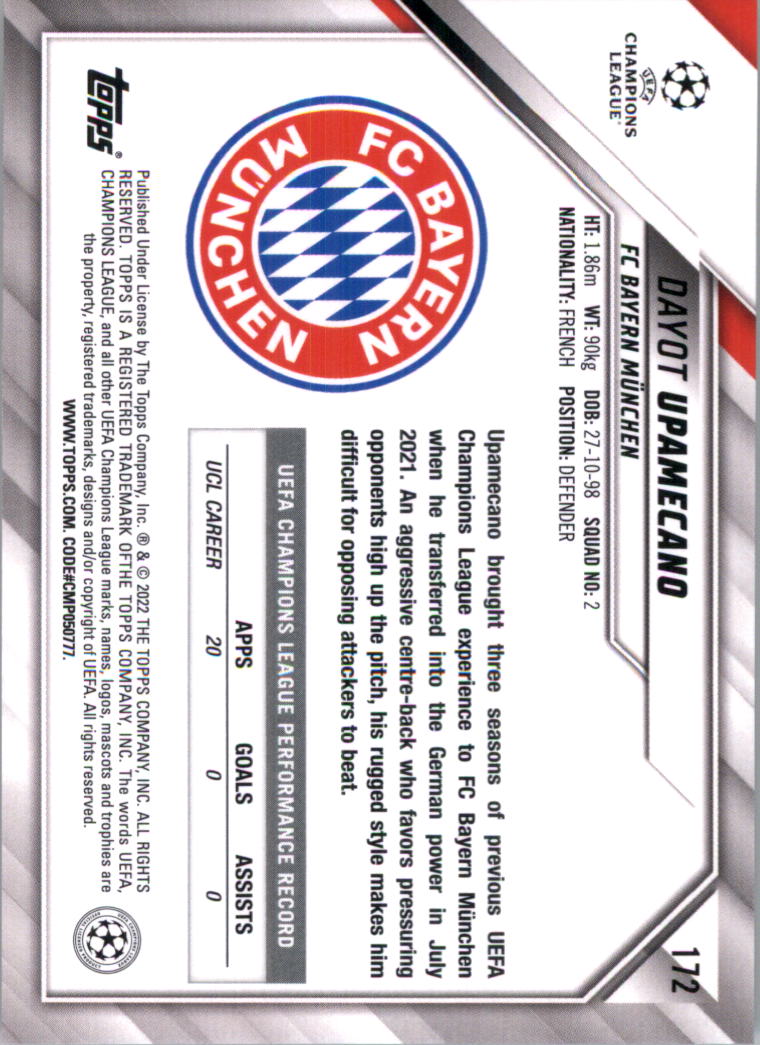 2021-22 Topps UEFA Champions League Starball Foil Soccer Card Pick