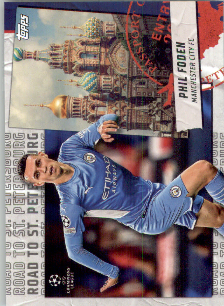 2021/2022 Topps UEFA Champions League Soccer "Road to St. Petersburg" Inserts