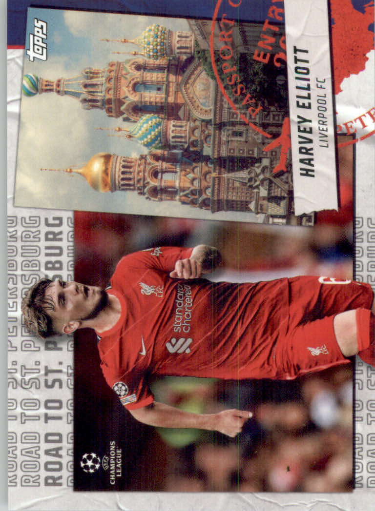 2021/2022 Topps UEFA Champions League Soccer "Road to St. Petersburg" Inserts