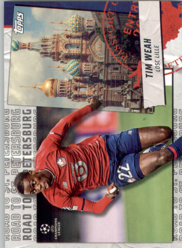 2021/2022 Topps UEFA Champions League Soccer "Road to St. Petersburg" Inserts