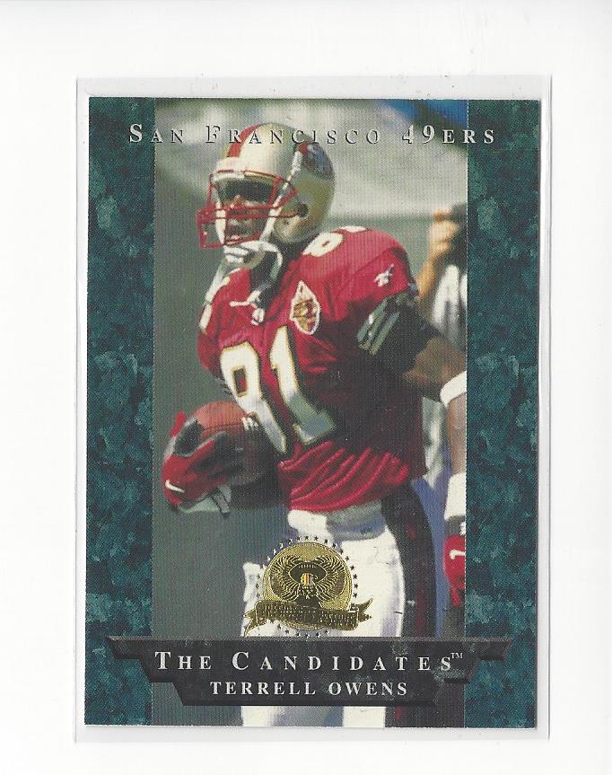 1996 CE President's Reserve Candidates Long Shots #LS27 Terrell Owens