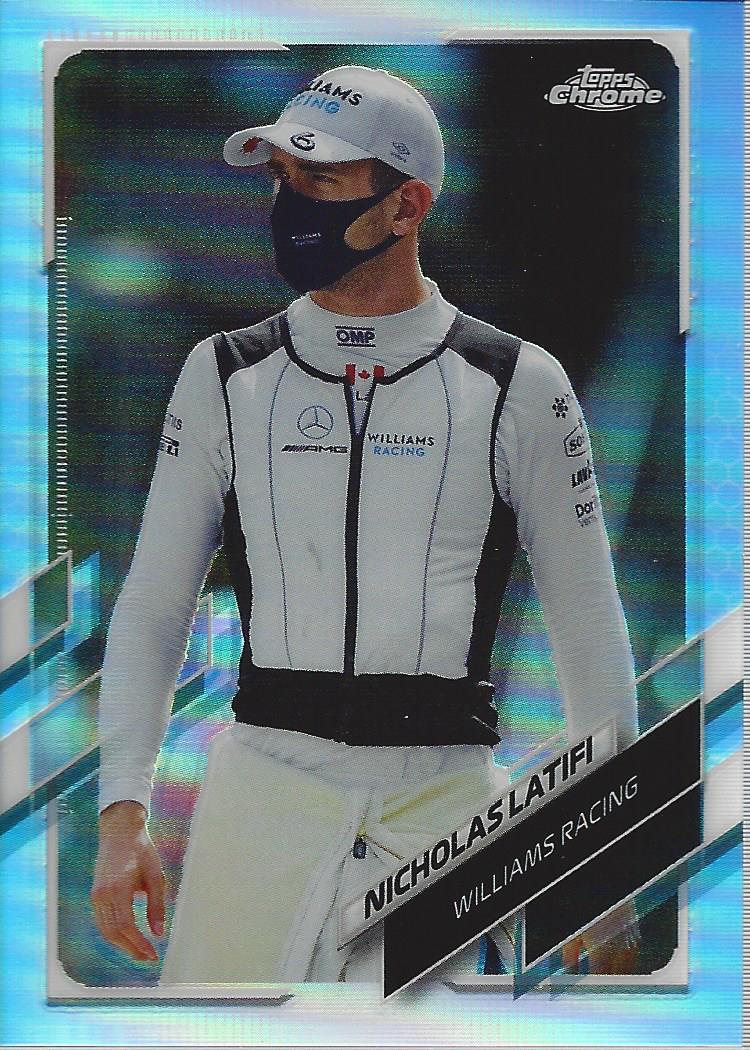 2021 Topps Chrome Formula 1 Refractors Racing Card Pick (Inserts) - Picture 28 of 111