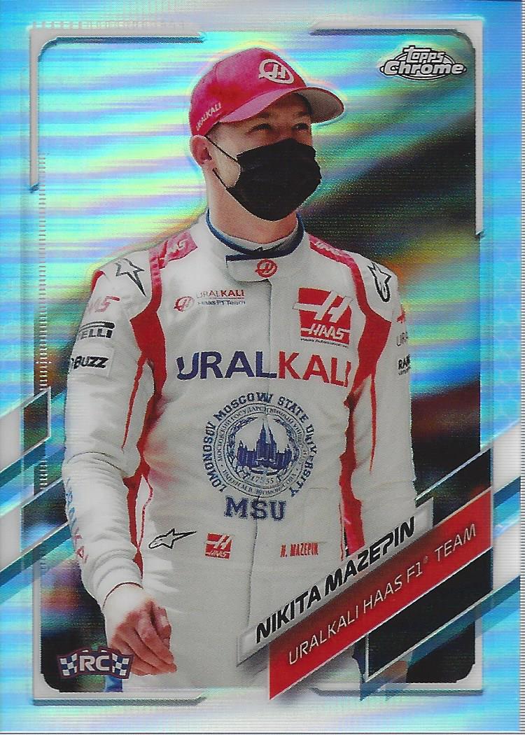 2021 Topps Chrome Formula 1 Refractors Racing Card Pick (Inserts) - Picture 34 of 111