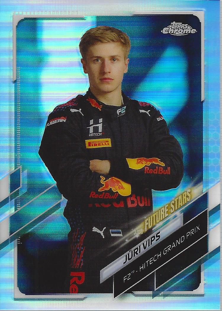2021 Topps Chrome Formula 1 Refractors Racing Card Pick (Inserts) - Picture 42 of 111