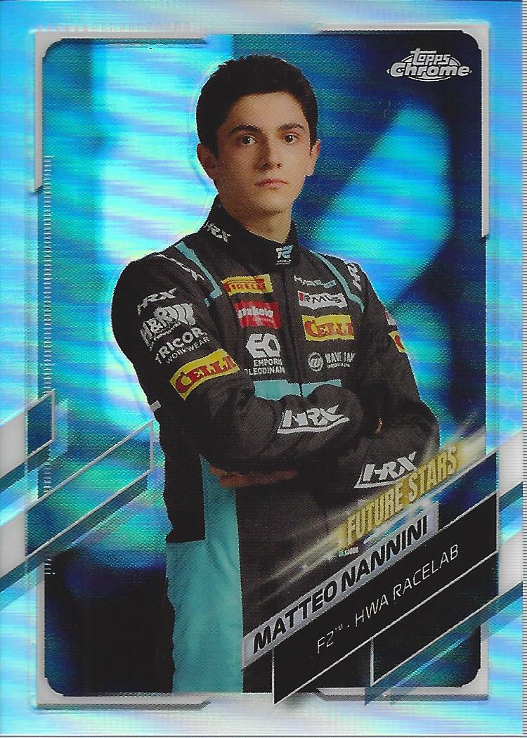 2021 Topps Chrome Formula 1 Refractors Racing Card Pick (Inserts) - Picture 48 of 111