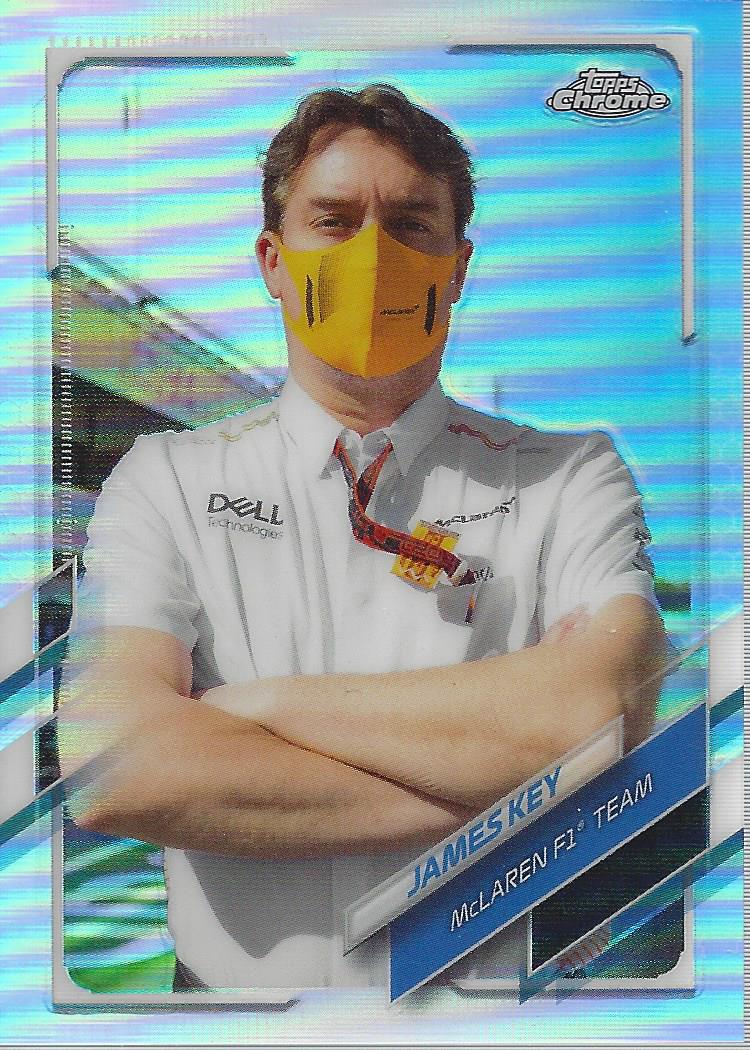 2021 Topps Chrome Formula 1 Refractors Racing Card Pick (Inserts) - Picture 66 of 111