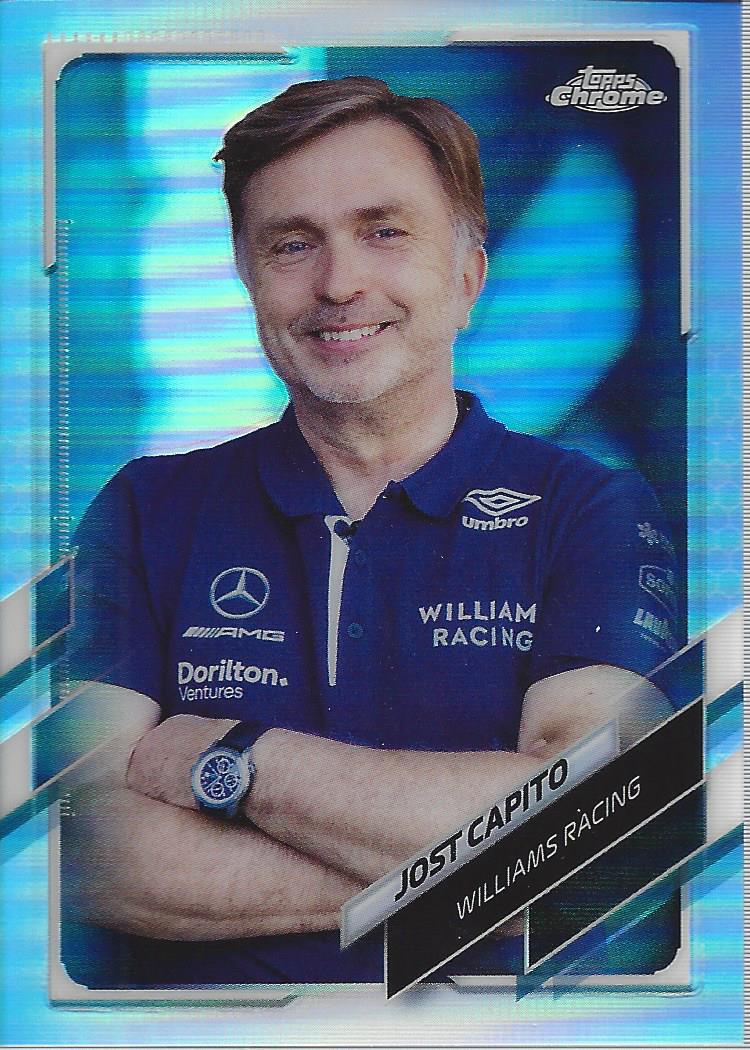 2021 Topps Chrome Formula 1 Refractors Racing Card Pick (Inserts) - Picture 70 of 111