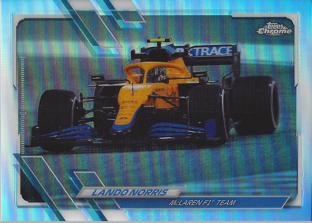 2021 Topps Chrome Formula 1 Refractors Racing Card Pick (Inserts) - Picture 84 of 111