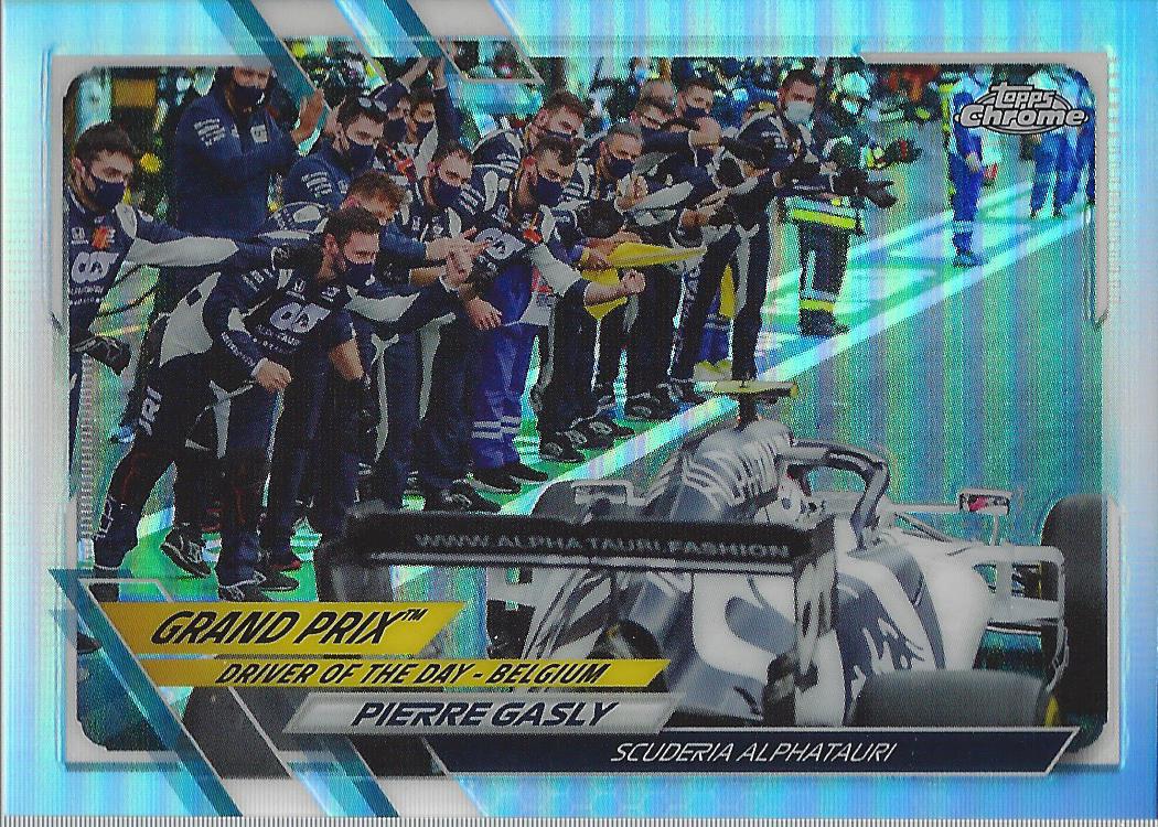 2021 Topps Chrome Formula 1 Refractors Racing Card Pick (Inserts) - Picture 106 of 111