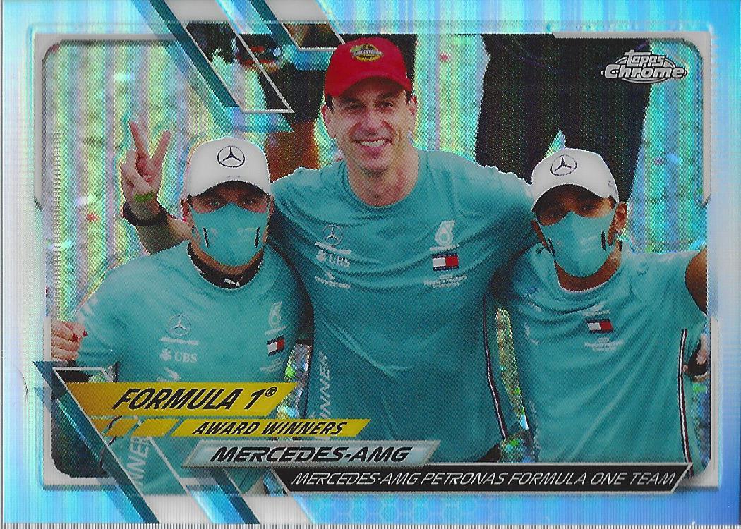 2021 Topps Chrome Formula 1 Refractors Racing Card Pick (Inserts) - Picture 110 of 111