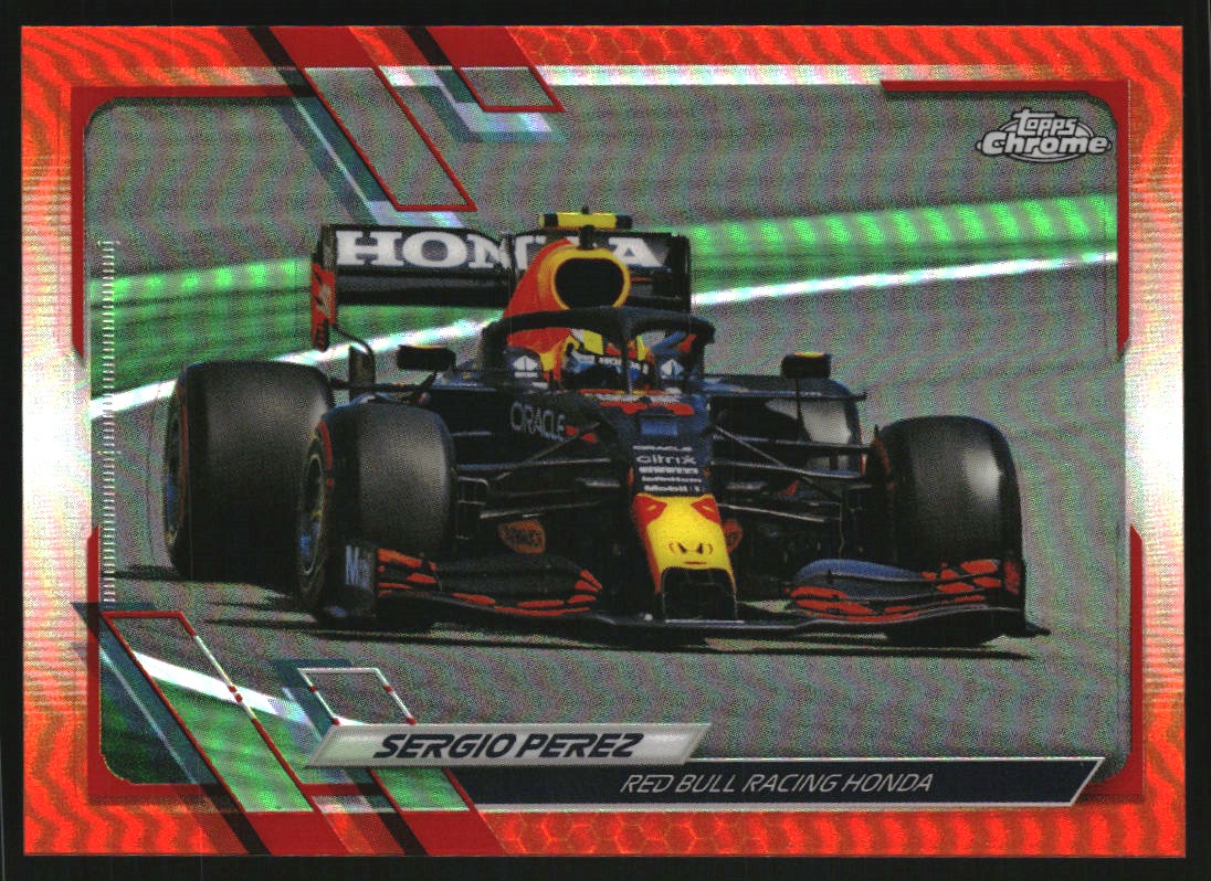 2021 Topps Chrome F1 Sergio Perez 限定99 2021 Topps Chrome Formula 1 Orange Red Refractors #99 Sergio