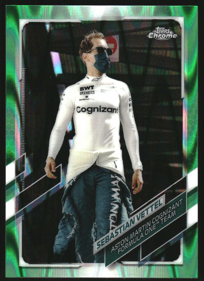 2020 Topps Chrome Sapphire Formula 1 #147 Sebastian Vettel/Grand