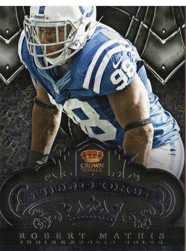 2012 Crown Royale Field Force # 5 Robert Mathis COLTS H14722