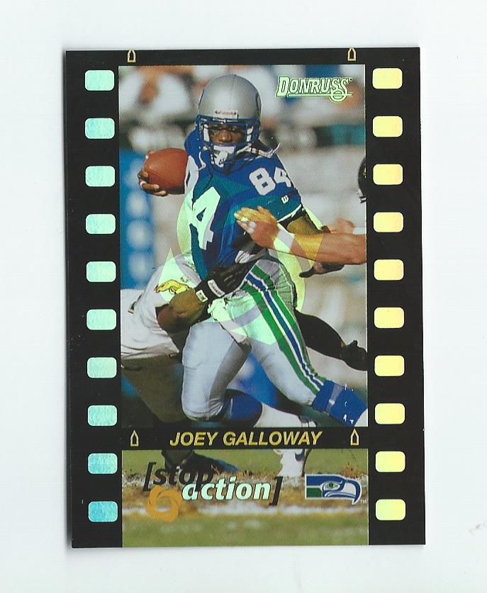 1996 Donruss Stop Action #5 Joey Galloway