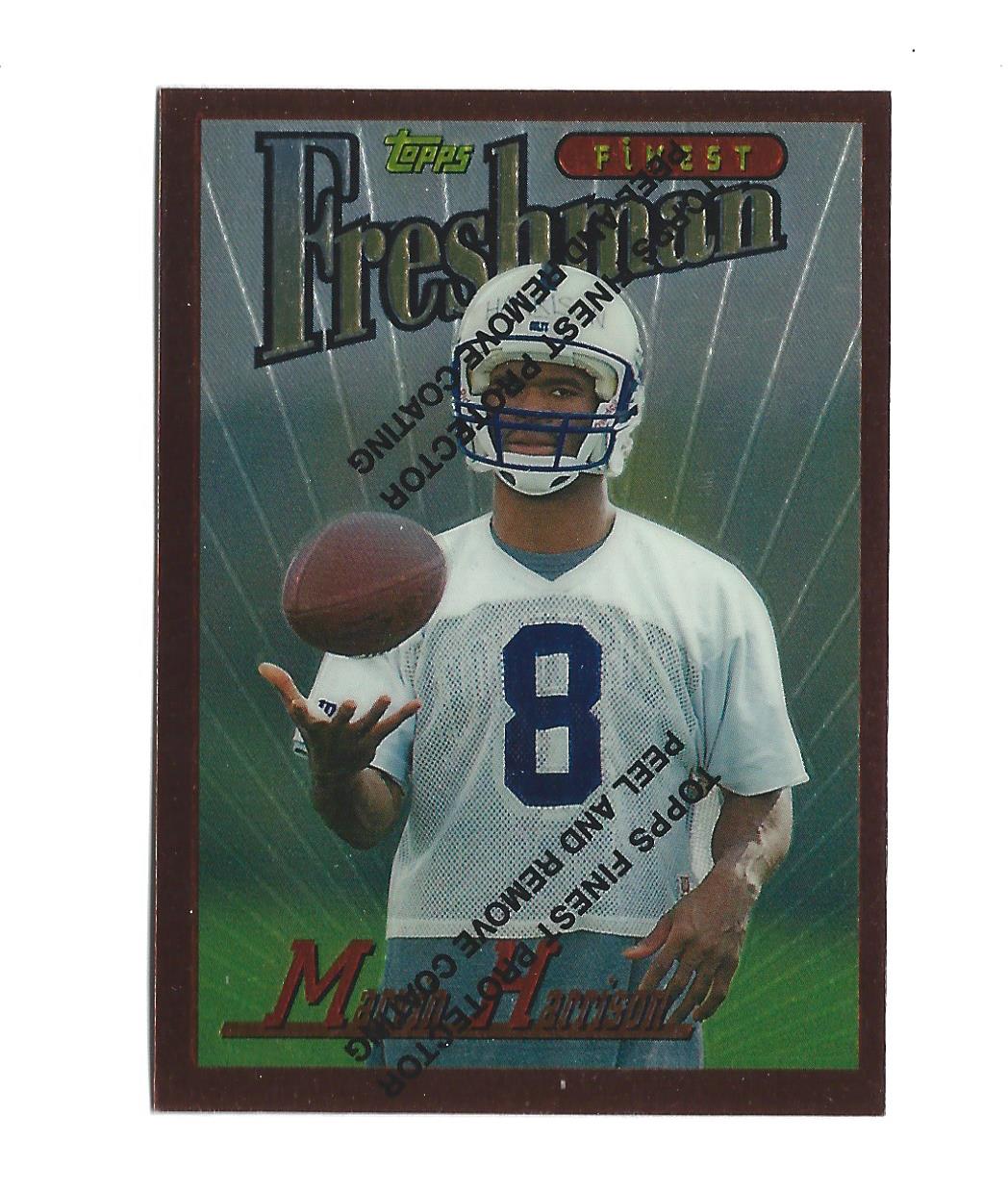1996 Finest #243 Marvin Harrison B RC