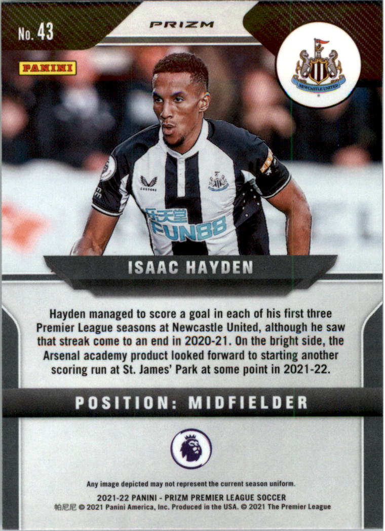 2021-22 Panini Prizm English Premier League Soccer Card Pick (Inserts) - Picture 55 of 145