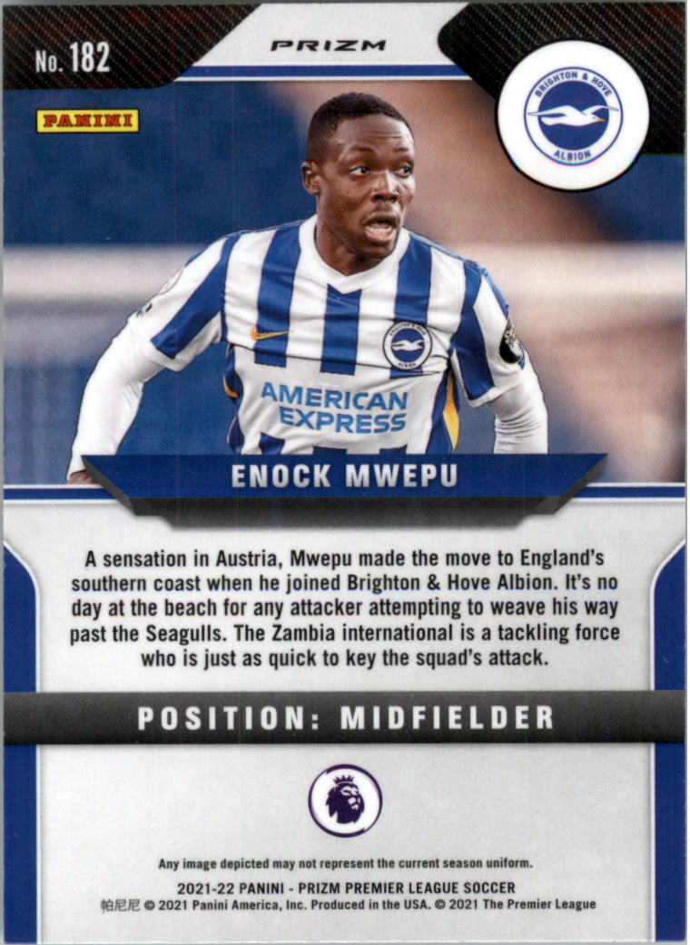 2021-22 Panini Prizm English Premier League Soccer Card Pick (Inserts) - Picture 63 of 145