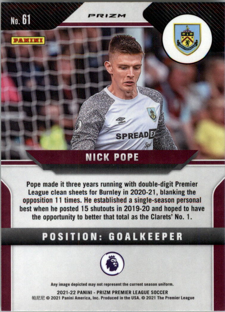 2021-22 Panini Prizm English Premier League Soccer Card Pick (Inserts) - Picture 77 of 145