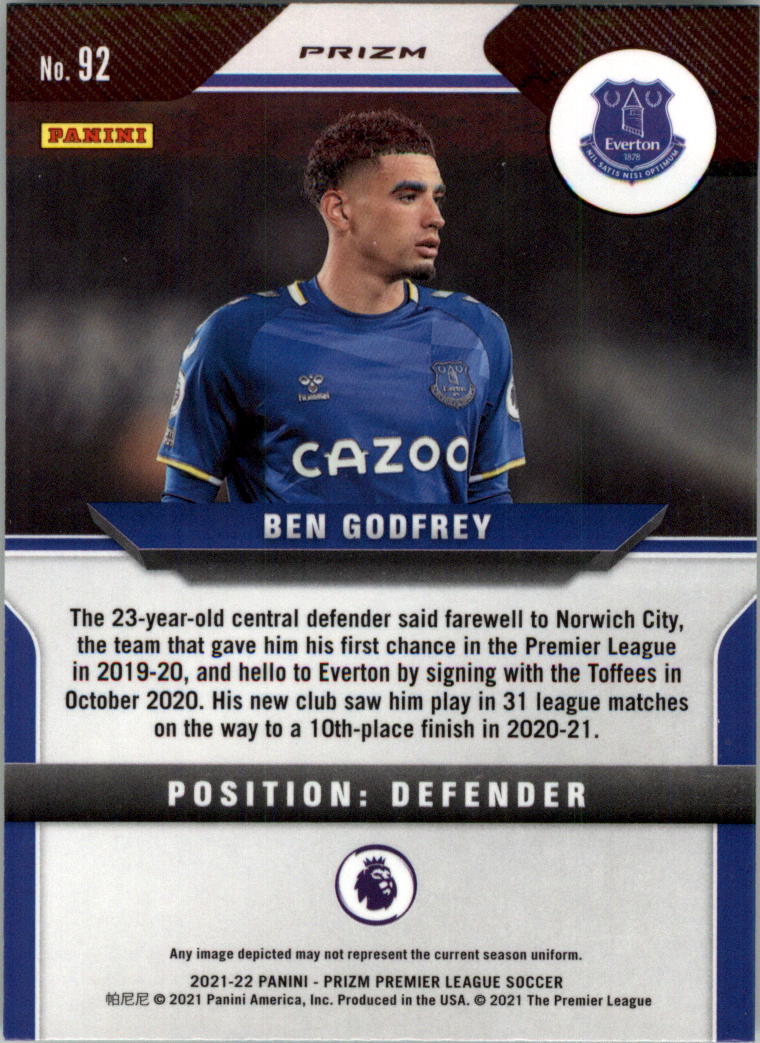 2021-22 Panini Prizm English Premier League Soccer Card Pick (Inserts) - Picture 79 of 145