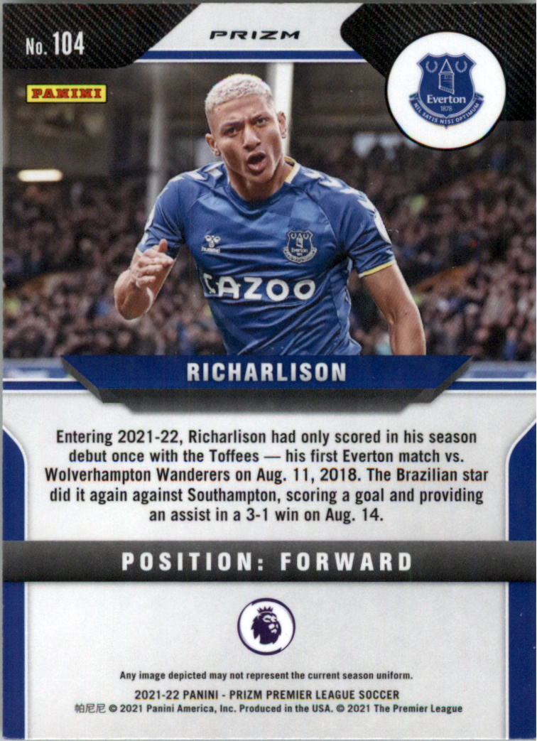 2021-22 Panini Prizm English Premier League Soccer Card Pick (Inserts) - Picture 81 of 145