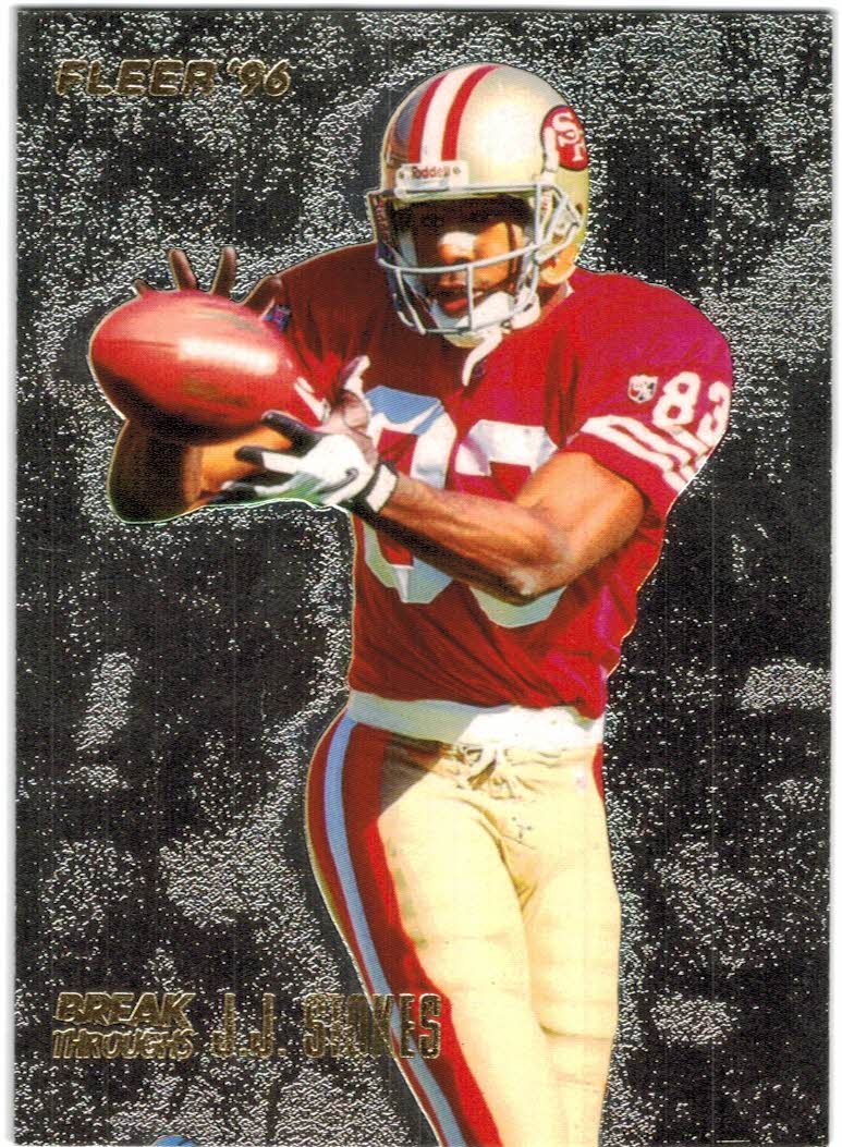 1995 Flair Dana Stubblefield NFL #193 San Francisco 49ers