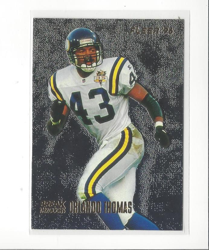 1996 Fleer Football Breakthroughs Insert Singles - You Choose - Picture 18 of 21