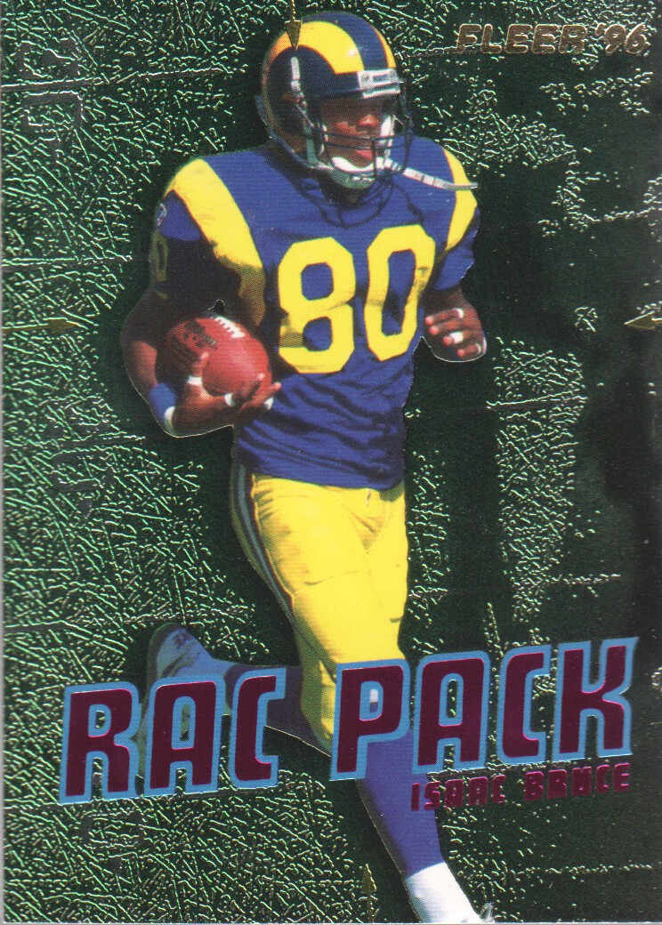 1996 Fleer RAC Pack #3 Isaac Bruce