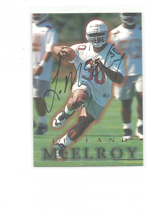 1996 Fleer Rookie Autographs #A3 Leeland McElroy