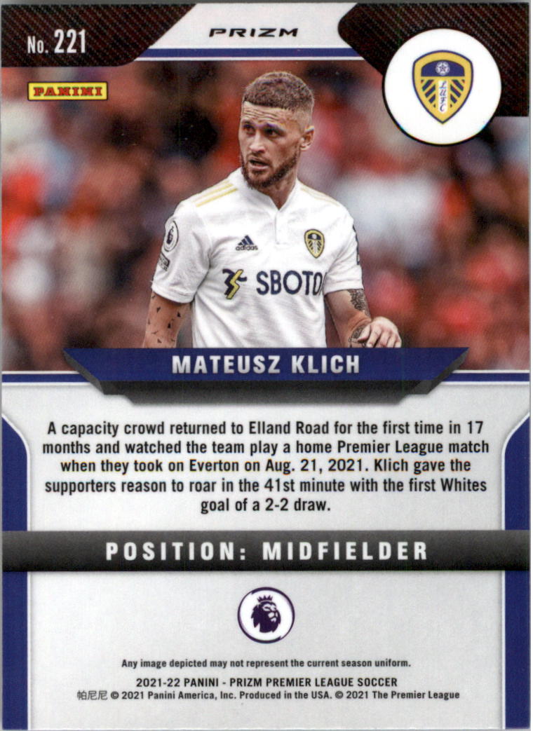 2021-22 Panini Prizm English Premier League Soccer Card Pick (Inserts) - Picture 105 of 145