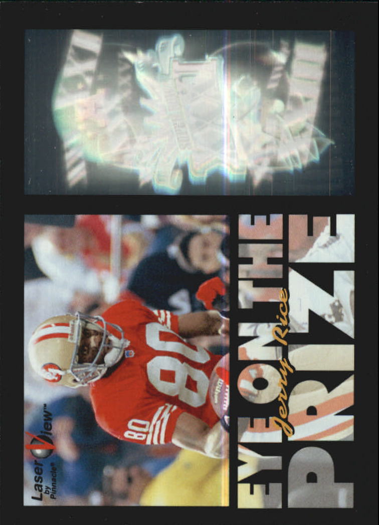 1996 Laser View Eye on the Prize #5 Jerry Rice