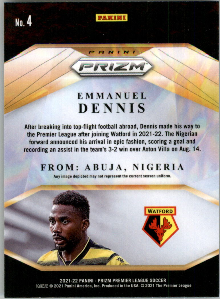 2021-22 Panini Prizm English Premier League Soccer Card Pick (Inserts) - Picture 3 of 145
