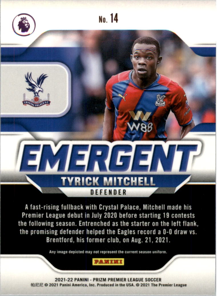 2021-22 Panini Prizm English Premier League Soccer Card Pick (Inserts) - Picture 13 of 145
