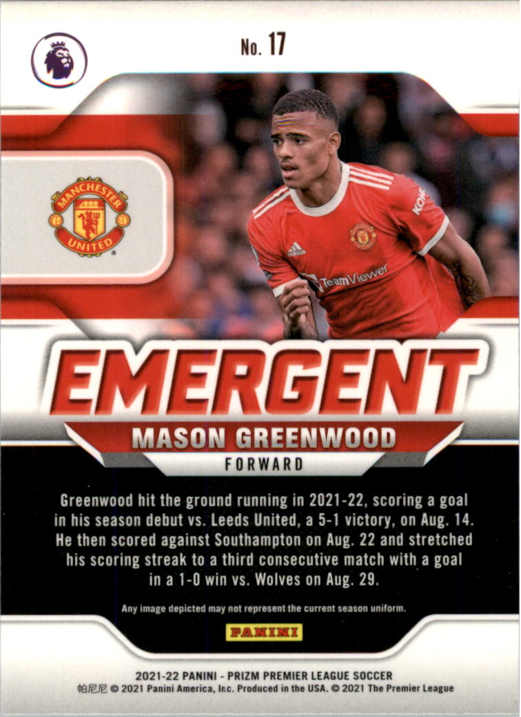 2021-22 Panini Prizm English Premier League Soccer Card Pick (Inserts) - Picture 15 of 145