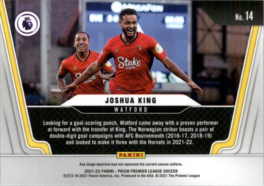 2021-22 Panini Prizm English Premier League Soccer Card Pick (Inserts) - Picture 143 of 145