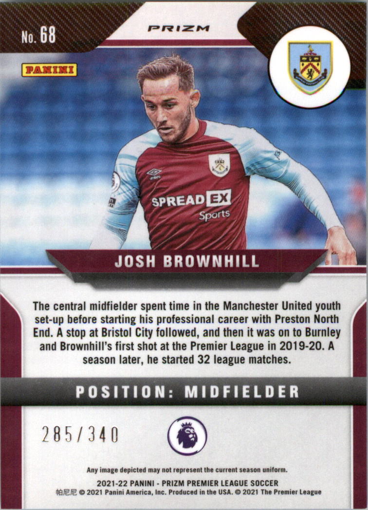 2021-22 Panini Prizm English Premier League Soccer Card Pick (Inserts) - Picture 41 of 145