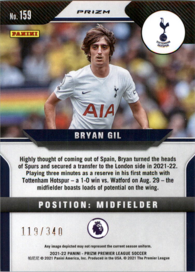2021-22 Panini Prizm English Premier League Soccer Card Pick (Inserts) - Picture 45 of 145