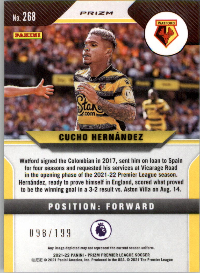 2021-22 Panini Prizm English Premier League Soccer Card Pick (Inserts) - Picture 121 of 145