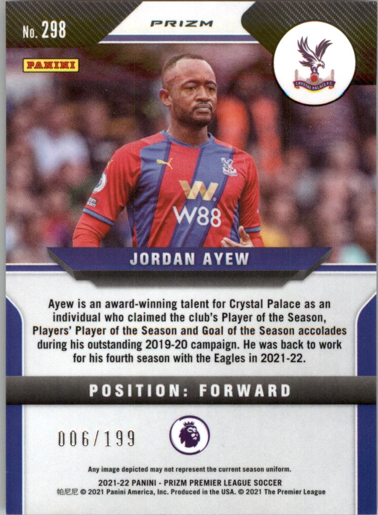 2021-22 Panini Prizm English Premier League Soccer Card Pick (Inserts) - Picture 123 of 145