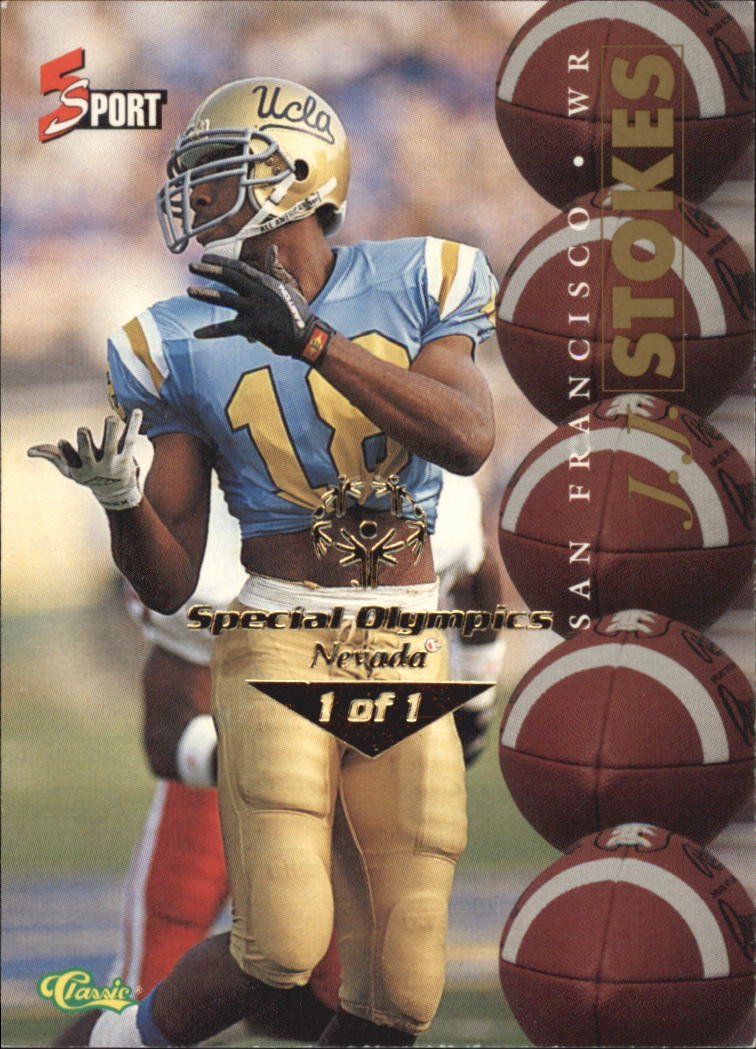 1995 Classic 5-SportSpecial Olympics Nevada # 52 J.J. Stokes