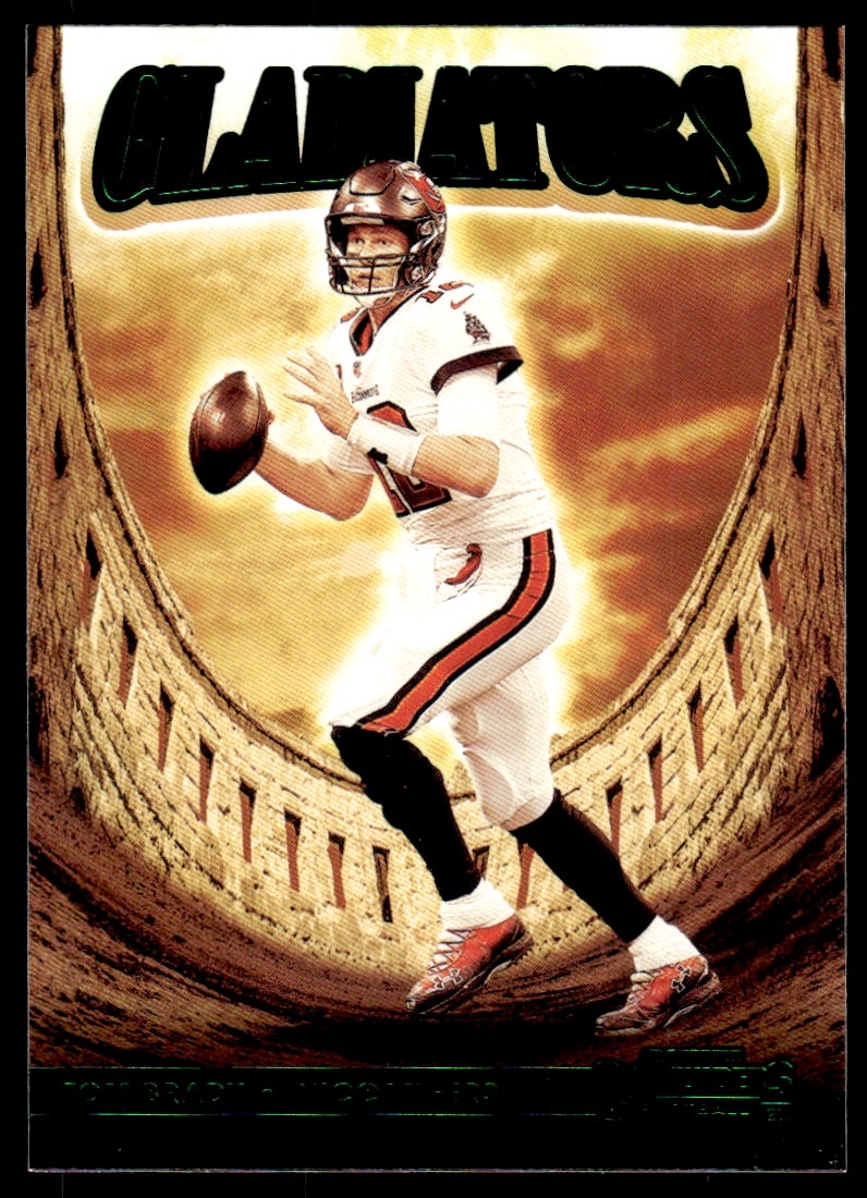 2021 Panini Contenders Gladiators Emerald #3 Tom Brady